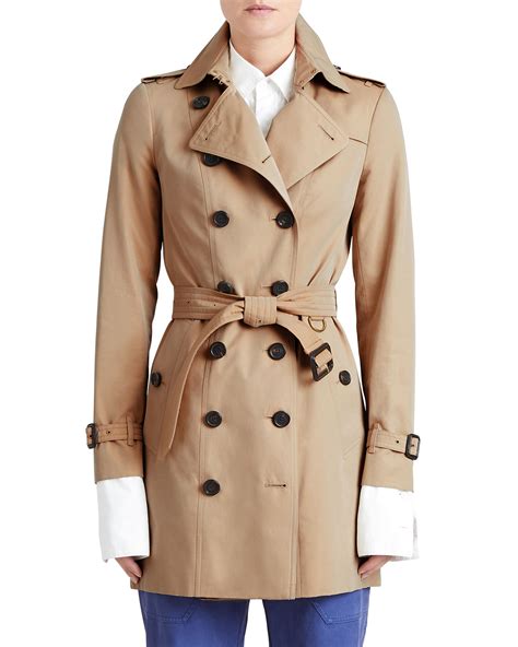 burberry sandringham mid-length trench coat|Burberry sandringham short trench coat.